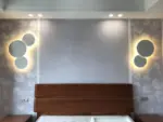 PUCK WALL ART Fluorescent wall light