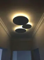 PUCK WALL ART Fluorescent wall light
