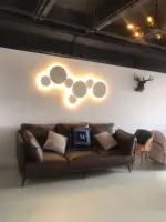PUCK WALL ART Fluorescent wall light