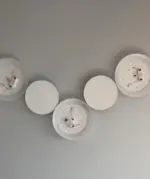 PUCK WALL ART Fluorescent wall light