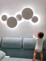 PUCK WALL ART Fluorescent wall light