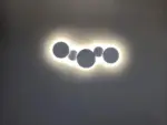 PUCK WALL ART Fluorescent wall light