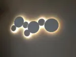 PUCK WALL ART Fluorescent wall light