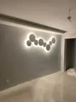 PUCK WALL ART Fluorescent wall light