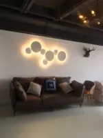 PUCK WALL ART Fluorescent wall light
