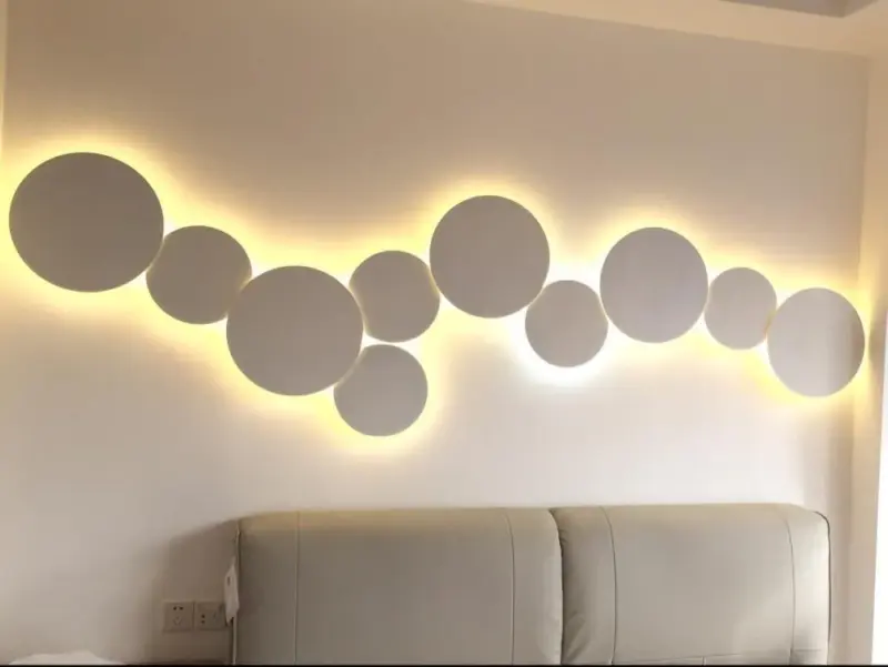 PUCK WALL ART Fluorescent wall light