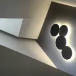 PUCK WALL ART Fluorescent wall light