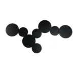 PUCK WALL ART Fluorescent wall light