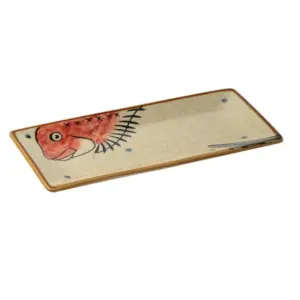 Painted Ceramic Sushi Plates