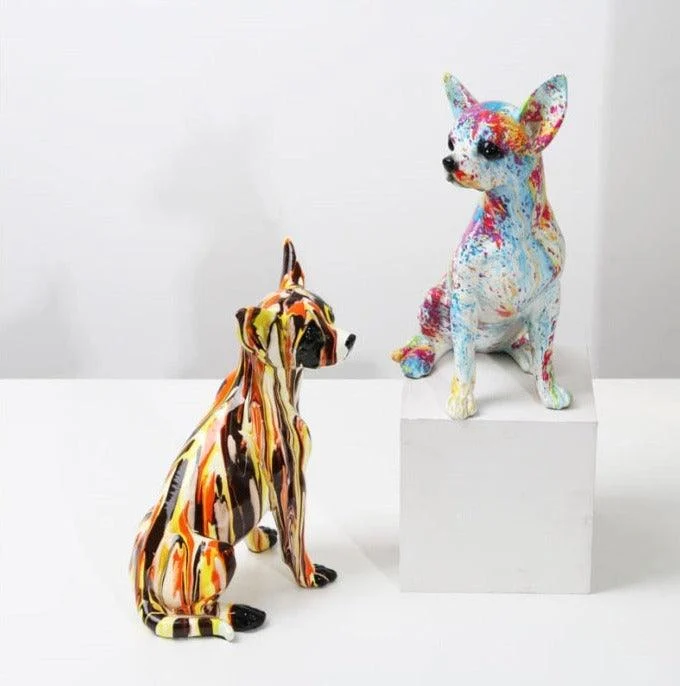 Painted Chihuahua Ornaments -