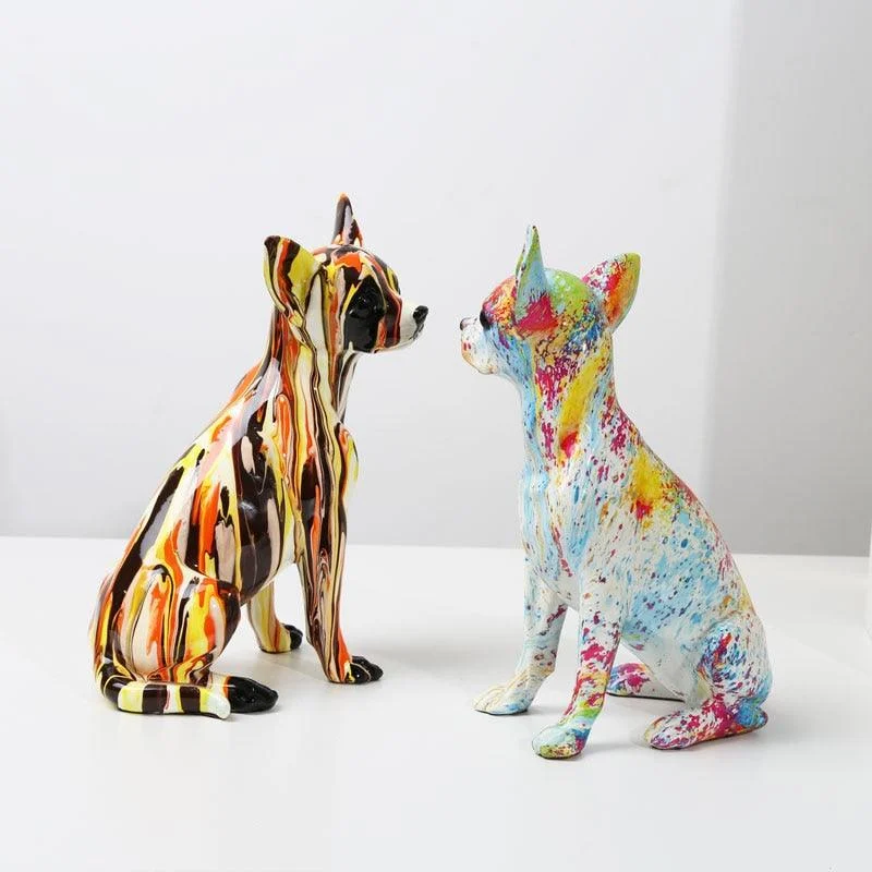 Painted Chihuahua Ornaments -