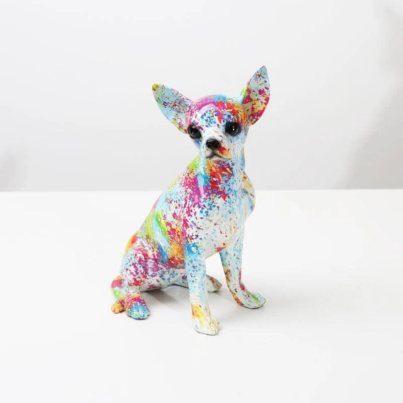 Painted Chihuahua Ornaments -