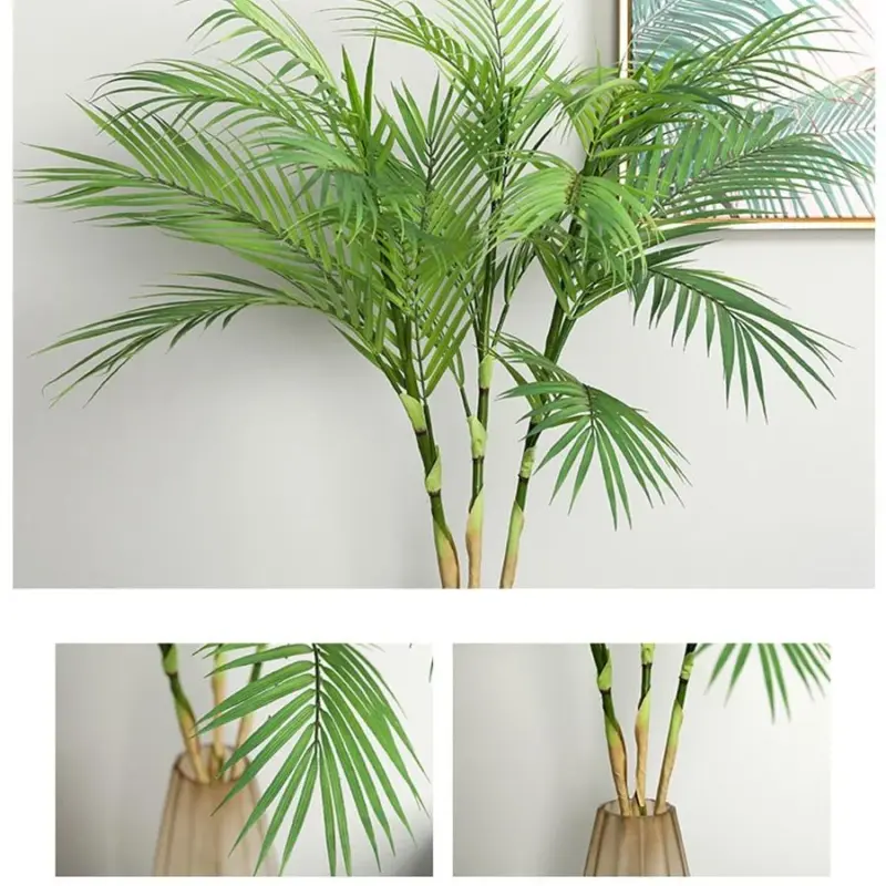 Palm Tree Artificial Leaves Branches Vivid Wild Faux Foliage Fake Plant for Home Wedding Living Room 2170782c 442b 44e3 a9cd 73b7405e131d