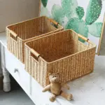 Panier-de-rangement-en-osier-tiss-panier-de-rangement-en-rotin-organisateur-tag-res-empilables-avec Panier de rangement en osier tiss panier de rangement en rotin organisateur tag res empilables avec
