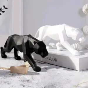 Panther Abstract Figurine - 