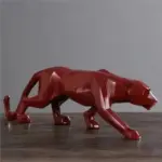 Panther Abstract Figurine