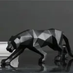 Panther Abstract Figurine
