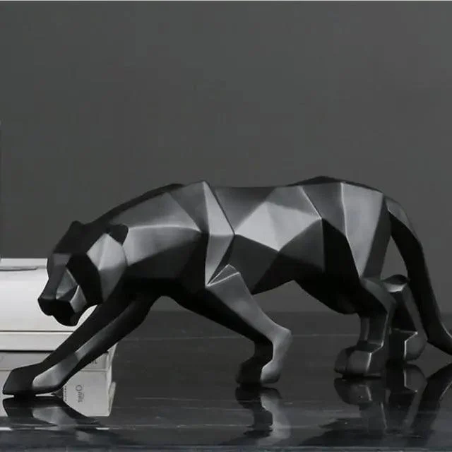 Panther Abstract Figurine -