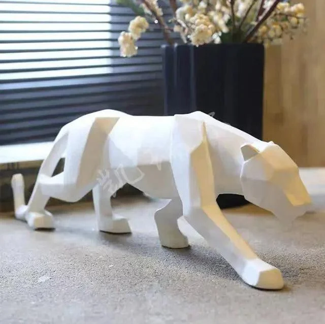 Panther Abstract Figurine -