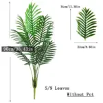 ParadisePeak Large artificial palm tree