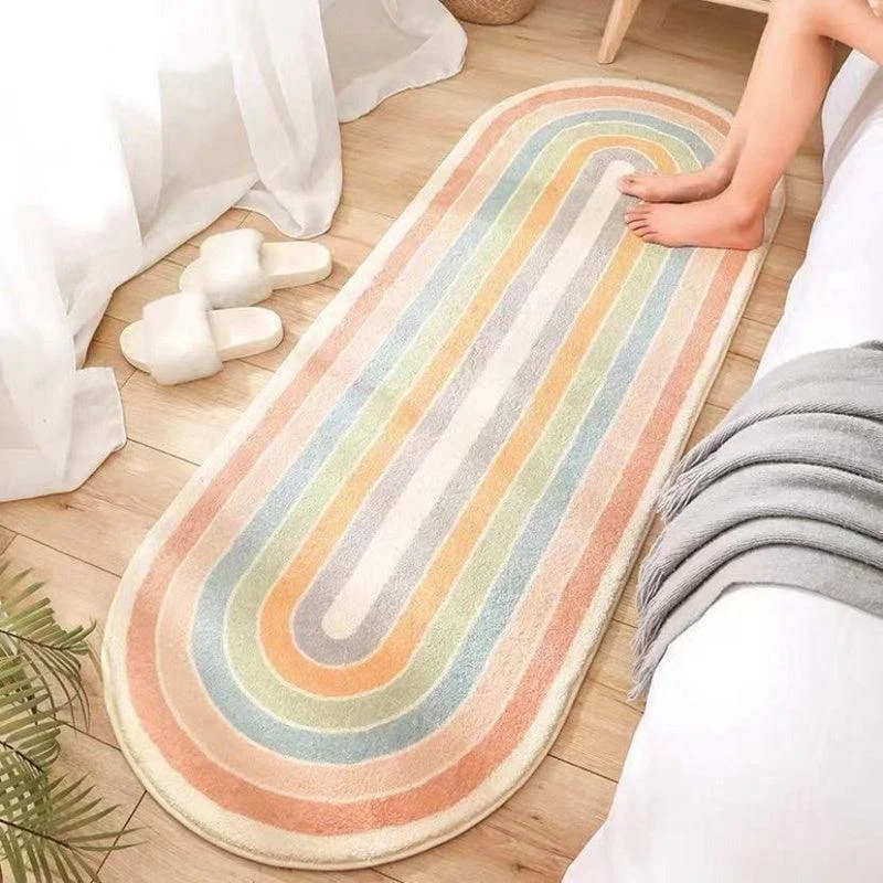 Pastel Plush Bedside Rug - Homeko