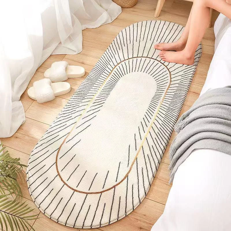 Pastel Plush Bedside Rug - Homeko