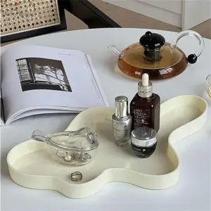 Pastel Aesthetic Irregular Decorative Acrylic Bed Tray