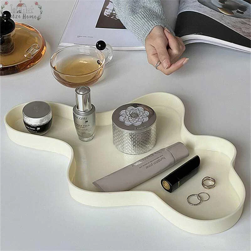 Pastel Aesthetic Irregular Decorative Acrylic Bed Tray -