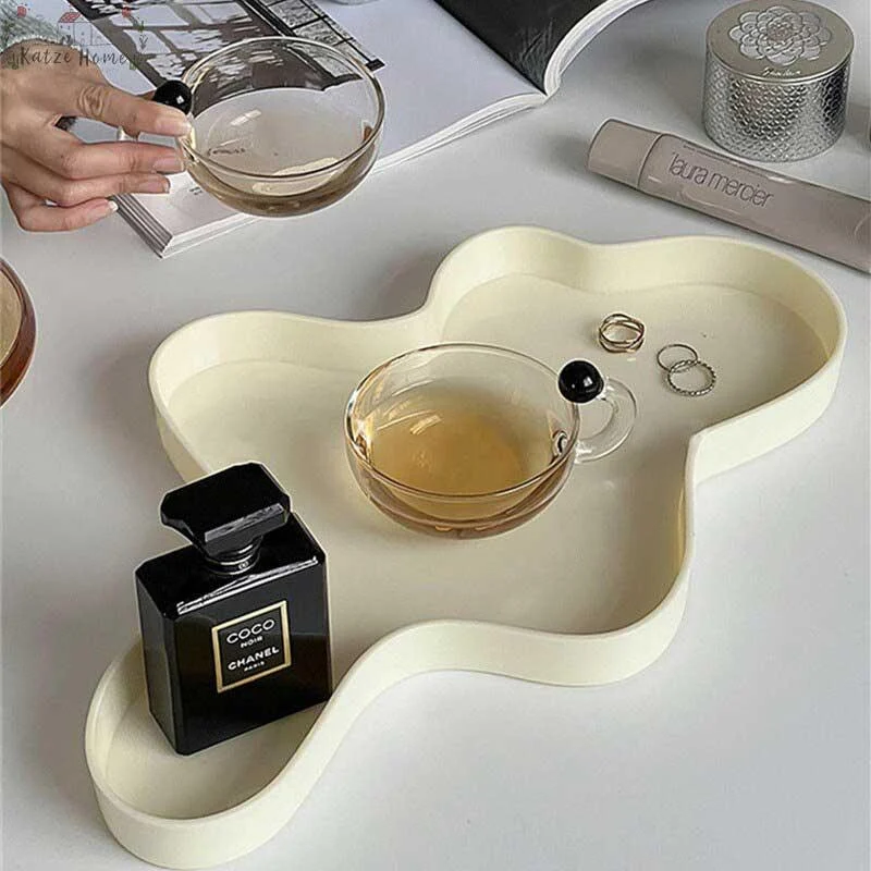 Pastel Aesthetic Irregular Decorative Acrylic Bed Tray -