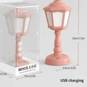 Pastel Art Deco Retro Mushroom Lamp - 