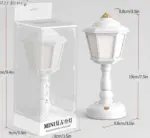 Pastel Art Deco Retro Mushroom Lamp