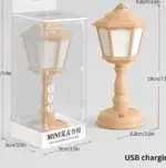 Pastel Art Deco Retro Mushroom Lamp