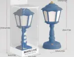 Pastel Art Deco Retro Mushroom Lamp