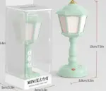 Pastel Art Deco Retro Mushroom Lamp