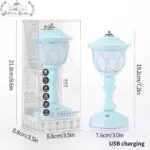 Pastel Art Deco Retro Mushroom Lamp