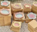 Pastel Little Flower Dish Plate