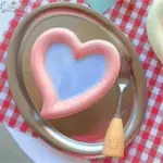Pastel Little Flower Dish Plate