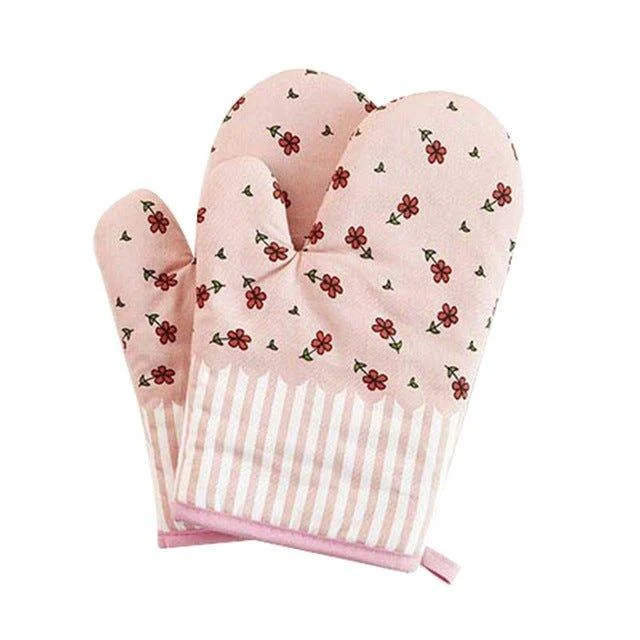 Patterned Oven Glove -