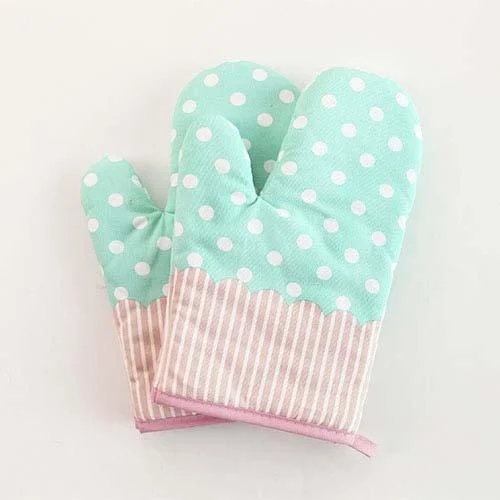 Patterned Oven Glove -