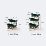 PeakFresh kitchen fruit bowl with bases