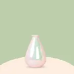 PearlpowderTypeA pink vase ceramic vase creative living r variants