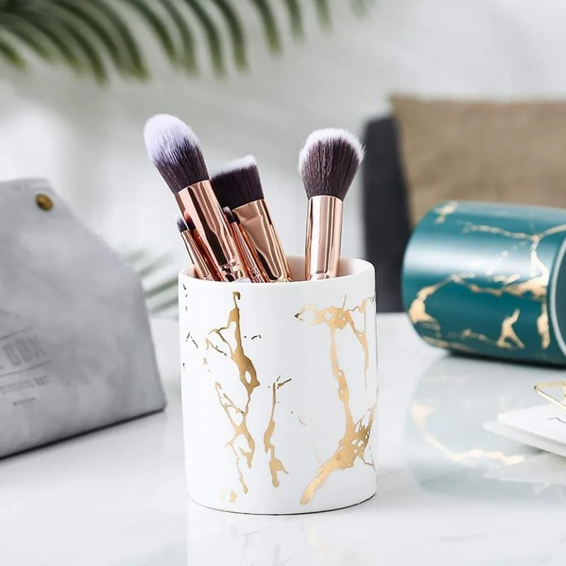 Pen Holder Stand For Desk Marble Pattern Pencil Cup For Girls Kids Durable Ceramic Desk Organizer D290e41b 1b60 401c 9bf3 A5e2fcf65bc6