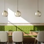 PendantLampCognacGlassModernMinimalist1 LightLightingForDiningTable Homeko8