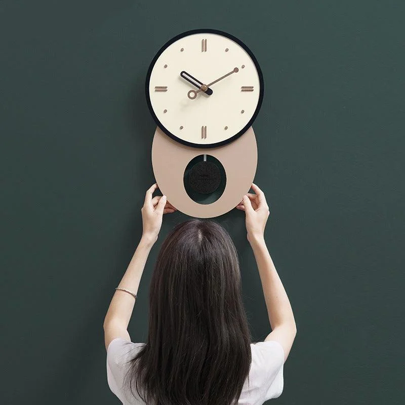 Pendulum Long Wall Décor Clock for Living Room -