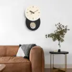 Pendulum Long Wall Decor Clock for Living Room
