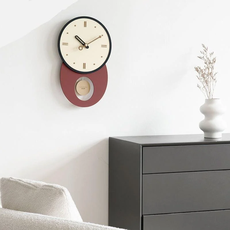 Pendulum Long Wall Décor Clock for Living Room -