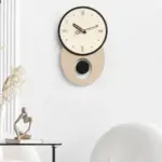 Pendulum Long Wall Decor Clock for Living Room