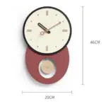 Pendulum Long Wall Decor Clock for Living Room