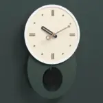 Pendulum Long Wall Decor Clock for Living Room
