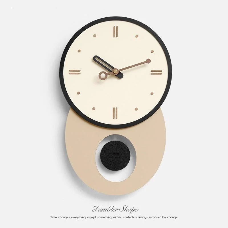 Pendulum Long Wall Décor Clock for Living Room -